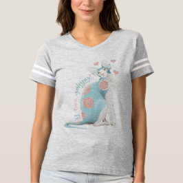 私はsphynxを愛します! tシャツ