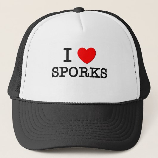 私はSporksを愛します キャップ (正面)