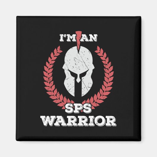 私はSpsの戦士スティッキーパーソン症候群の認識度 マグネット (正面)