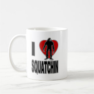 私はSquatchinを愛します! コーヒーマグカップ