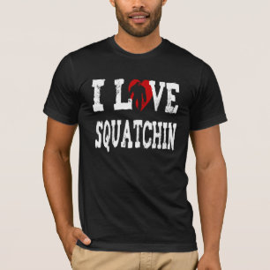 私はSquatchinを愛します Tシャツ