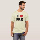 私はSRKを愛します Tシャツ (正面フル)