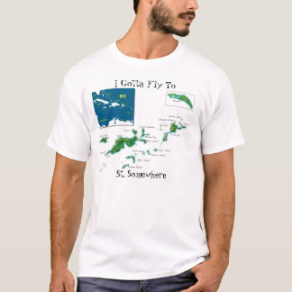 私はSt.にどこかに飛ぶために得ました Tシャツ