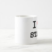 私はStatsを愛します コーヒーマグカップ (中央)