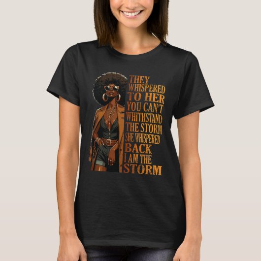 私はStorm Shirt Juneuch Shirts Women Black Tシャツ (正面)