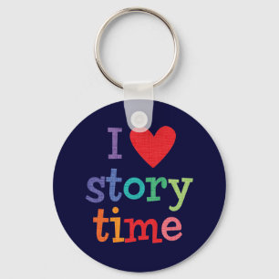 私はStorytimeのTシャツ及びギフトを愛します キーホルダー