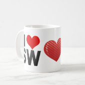 私はSWを愛します コーヒーマグカップ (正面左)