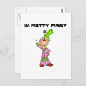 私はTシャかわいらしツおもしろいとギフトだ ポストカード (正面/裏面)