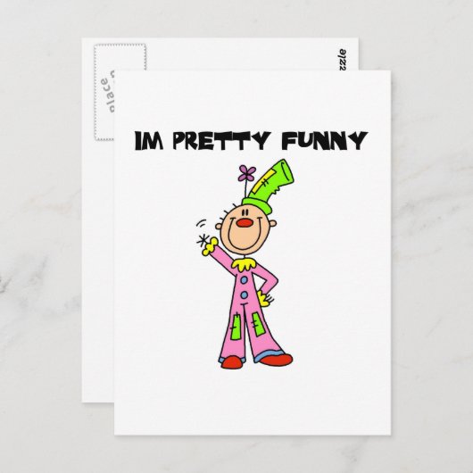 私はTシャかわいらしツおもしろいとギフトだ ポストカード (正面/裏面)