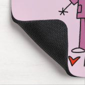 私はTシャツおよびギフトを看護することを愛します マウスパッド (コーナー)