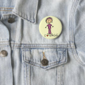 私はTシャツおよびギフトを看護することを愛します 缶バッジ (インサイチュ)