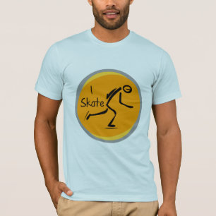 私はTシャツおよびギフトスケートで滑ります Tシャツ