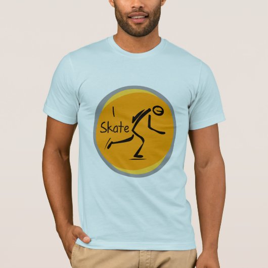 私はTシャツおよびギフトスケートで滑ります Tシャツ (正面)