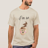 私はTシャツがとても熱い Tシャツ (正面)