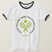 私はTシャツを勝ち取ることが大好きだから負けるのが嫌いだ Tシャツ (デザイン正面)