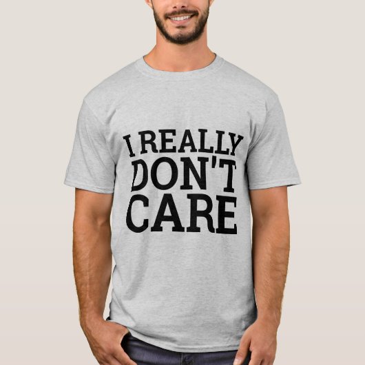 私はTシャツを気に全く持たない Tシャツ (正面)