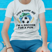 私はTシャツを着たサッカー選手だ Tシャツ