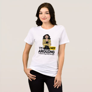私はTシャツを議論していない – おもしろい声明 トライブレンドTシャツ