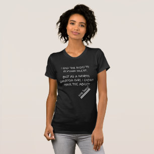 私はTシャツを静か着る権利を持って Tシャツ