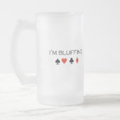 私はTシャツを騙しています フロストグラスビールジョッキ (左)