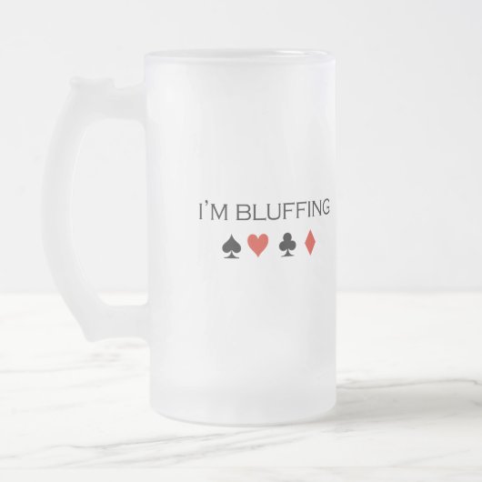 私はTシャツを騙しています フロストグラスビールジョッキ (左)