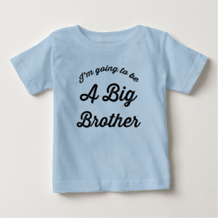 私はTシャツブルーの兄になる ベビーTシャツ