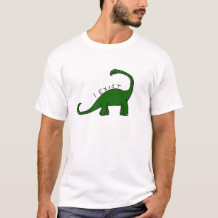 私はTシャツBrontosaurusの恐竜の存在しています Tシャツ