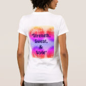 「私はT賛美シャツだ Tシャツ (裏面)