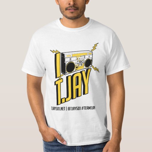 私はT.JAYのティーを遊びます Tシャツ (正面)