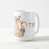 私はT.N.R.トラップノイター戻り猫マグカップをサポート コーヒーマグカップ (正面右)