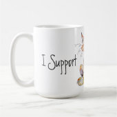 私はT.N.R.トラップノイター戻り猫マグカップをサポート コーヒーマグカップ (左)