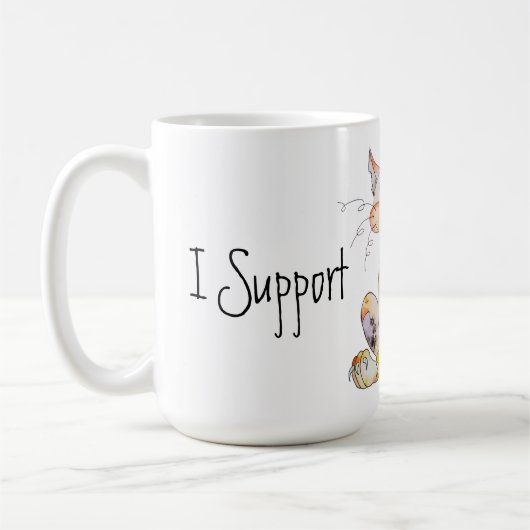 私はT.N.R.トラップノイター戻り猫マグカップをサポート コーヒーマグカップ (左)