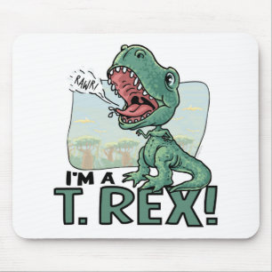 私はT. Rex Dinosaurのギフトのアイディアです マウスパッド