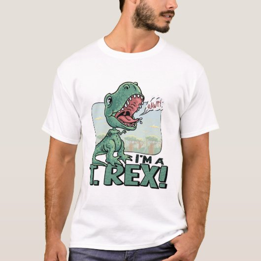 私はT. Rex Dinosaurのギフトのアイディアです Tシャツ (正面)