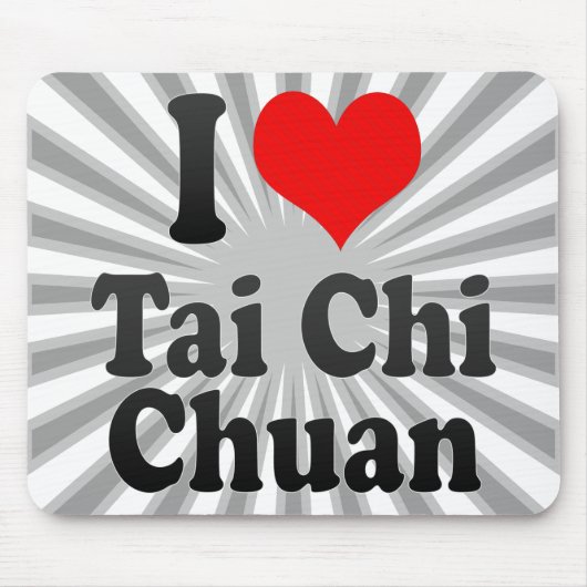 私はTaiのキーChuanを愛します マウスパッド (正面)