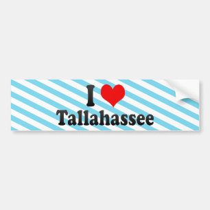 私はTallahassee、米国を愛します バンパーステッカー