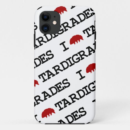 私はTardigradesを愛します Case-Mate iPhoneケース (裏面)