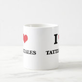 私はTattletalesを愛します コーヒーマグカップ (中央)