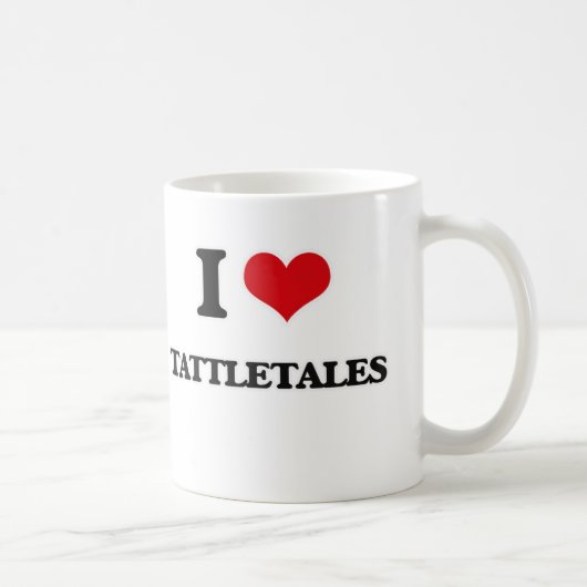 私はTattletalesを愛します コーヒーマグカップ (右)