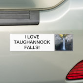 私はTaughannockの滝を愛します バンパーステッカー (車上)
