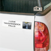 私はTaughannockの滝を愛します バンパーステッカー (トラック上)