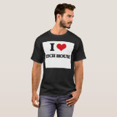 私はTECHの家を愛します Tシャツ (正面フル)
