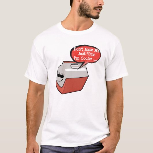 私はTee、Beer、BBQクールです笑わされるる Tシャツ (正面)