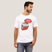 私はTee、Beer、BBQクールです笑わされるる Tシャツ (正面フル)