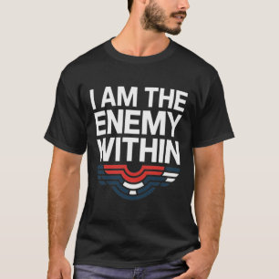 私はTee Voting Trump 2024 Electi内の敵である Tシャツ