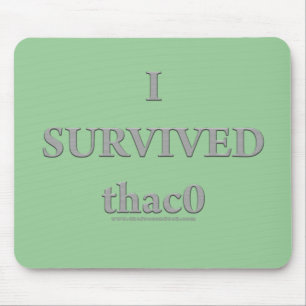 私はthac0を生き延びました マウスパッド