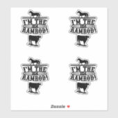 私はThe Ramrod 1856馬と牛 シール (シート)