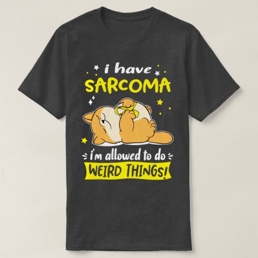 私はThings3を行うことを許可されている肉腫風変わりがある Tシャツ (デザイン正面)