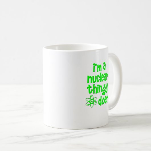 私はThingyの核実行家です コーヒーマグカップ (正面右)