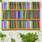 私はThunder_Cove読の本を読むのが大好き キッチンタオル (折り畳み)